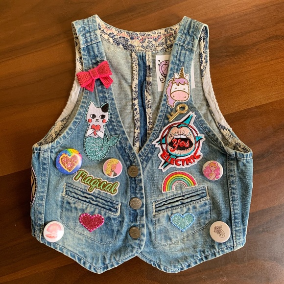 DIY Cute Toddler Unicorns Mermaid Magic Vest 3/4T - Picture 2 of 6